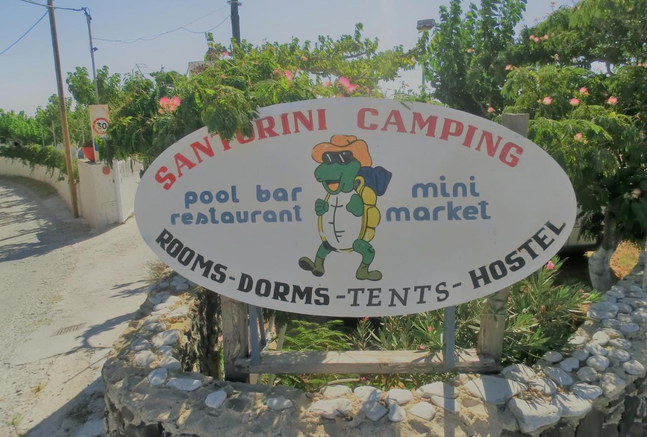 Santorini Camping & Hostel Fira  Eksteriør bilde