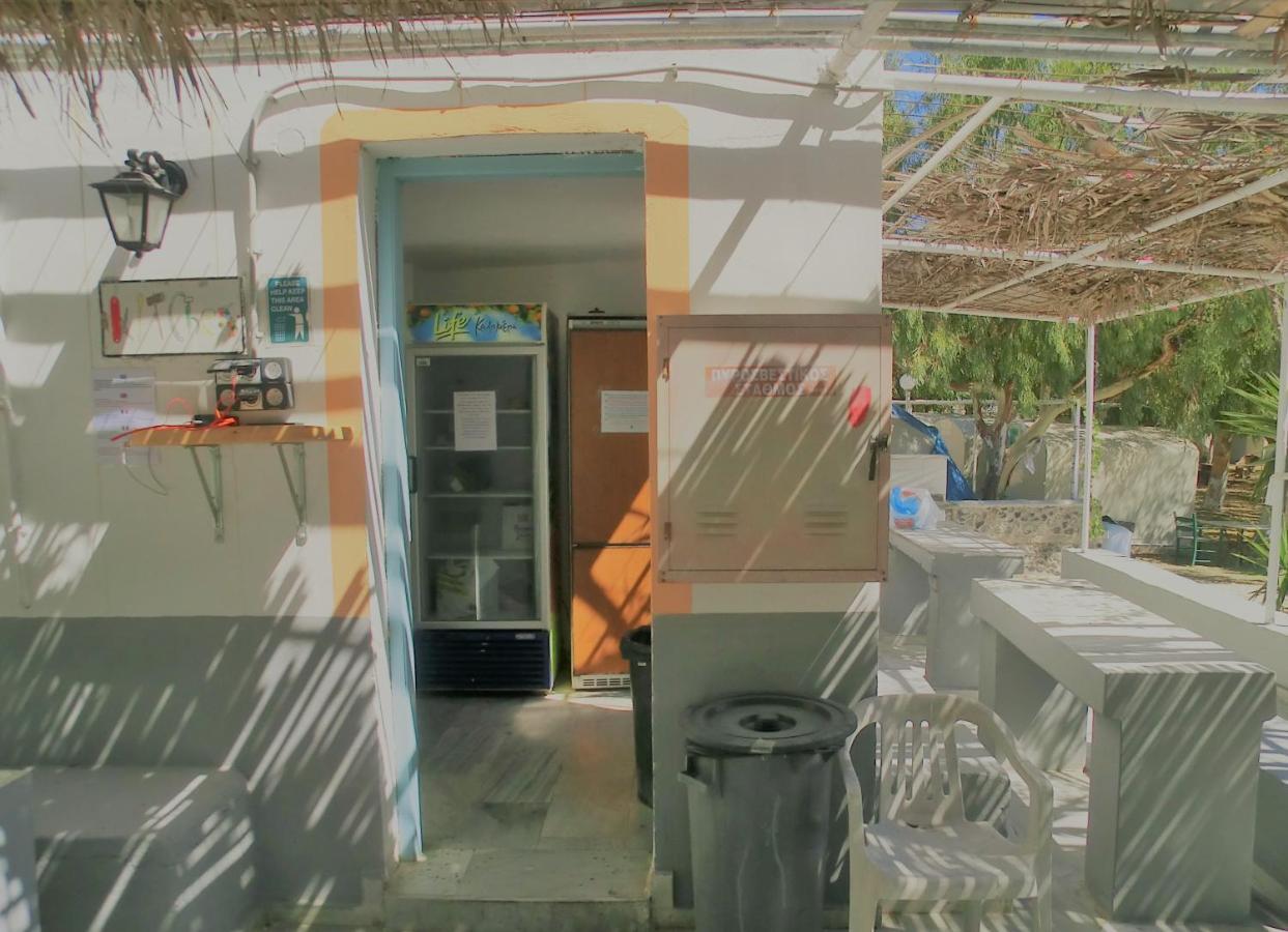 Santorini Camping & Hostel Fira  Eksteriør bilde